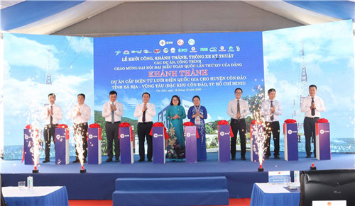 EVN khánh thành dự án hạ tầng năng lượng then chốt, tạo bệ phóng cho Côn Đảo hướng đến đặc khu sinh thái chất lượng cao