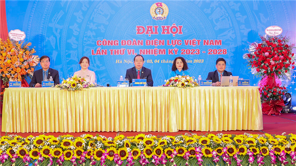 Khai mạc phiên trọng thể Đại hội VI Công đoàn Điện lực Việt Nam