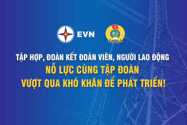 Tập hợp, đoàn kết đoàn viên, người lao động nỗ lực cùng Tập đoàn vượt qua khó khăn để phát triển